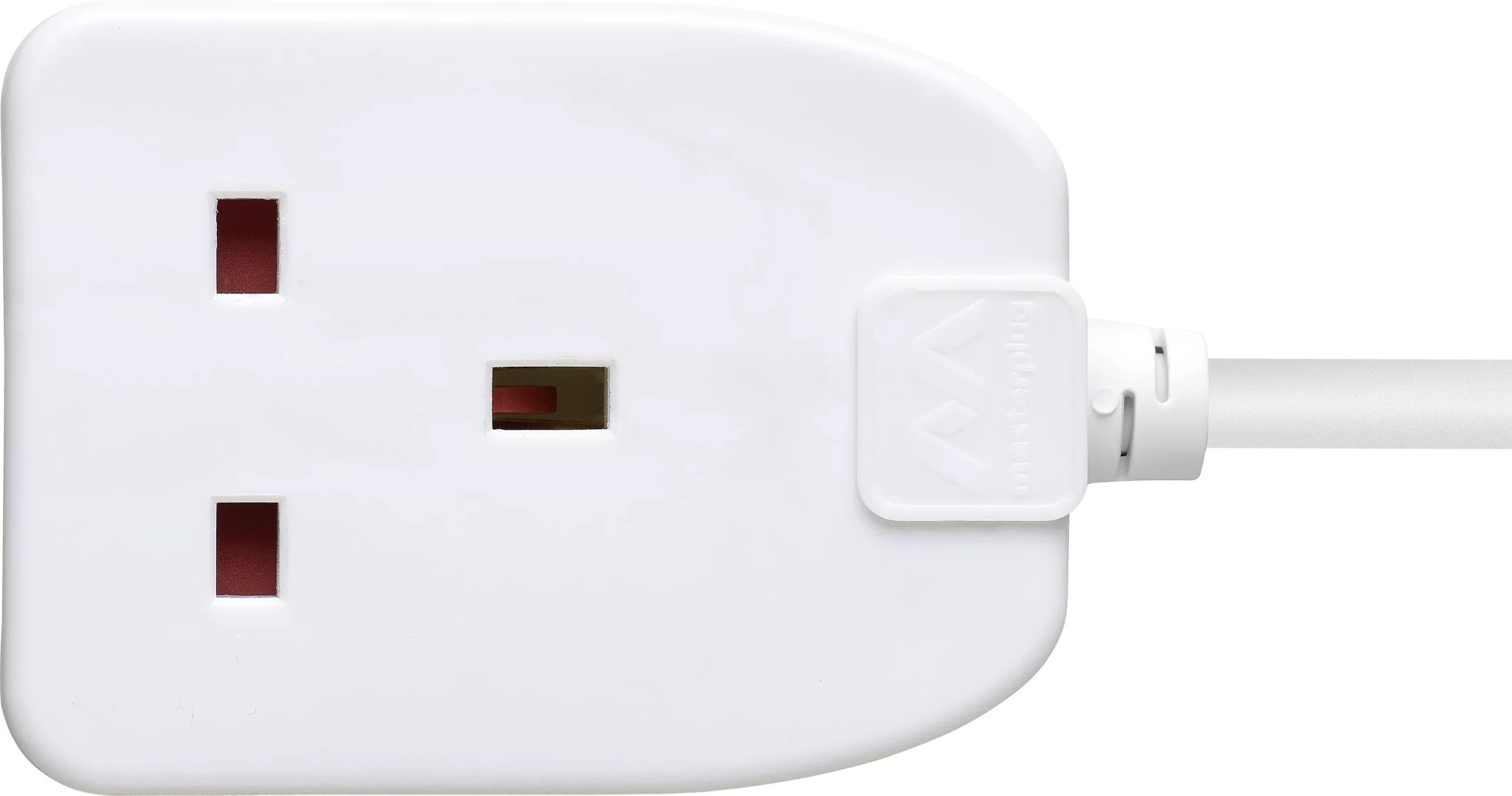 Masterplug 1 Socket 13A White Extension Lead, 8m 3 Masterplug 1 Socket 13A White Extension Lead, 8m - Image 3