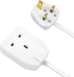 Masterplug 1 Socket 13A White Extension Lead, 8m 9 Masterplug 1 Socket 13A White Extension Lead, 8m -Master Yale Shop masterplug 1 socket 13a white extension lead 8m5015056661902 06c bq