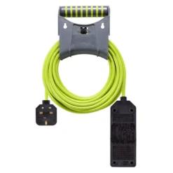 Masterplug 2 Socket 13A Grey & Green Extension Lead, 10m -Master Yale Shop masterplug 2 socket 13a grey green extension lead 10m5015056632599 04c bq scaled