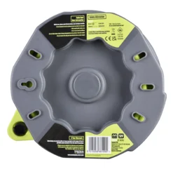 Masterplug 4 Socket Grey & Green Indoor & Outdoor Cable Reel, 5m -Master Yale Shop masterplug 4 socket grey green indoor outdoor cable reel 5m5015056661995 04c bq scaled
