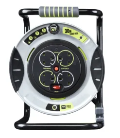 Masterplug Anti Twist 4 Socket Indoor & Outdoor Cable Reel, 30m -Master Yale Shop masterplug anti twist 4 socket indoor outdoor cable reel 30m5015056662015 02c bq scaled