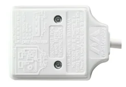 Masterplug Basic 1 Socket White Extension Lead, 8m -Master Yale Shop masterplug basic 1 socket white extension lead 8m5015056638652 04c bq scaled
