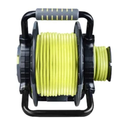 Masterplug IP54 Rated Reverse Anti Twist 1 Socket Grey & Green Indoor & Outdoor Cable Reel, 30m -Master Yale Shop masterplug ip54 rated reverse anti twist 1 socket grey green indoor outdoor cable reel 30m5015056538952 05c bq scaled