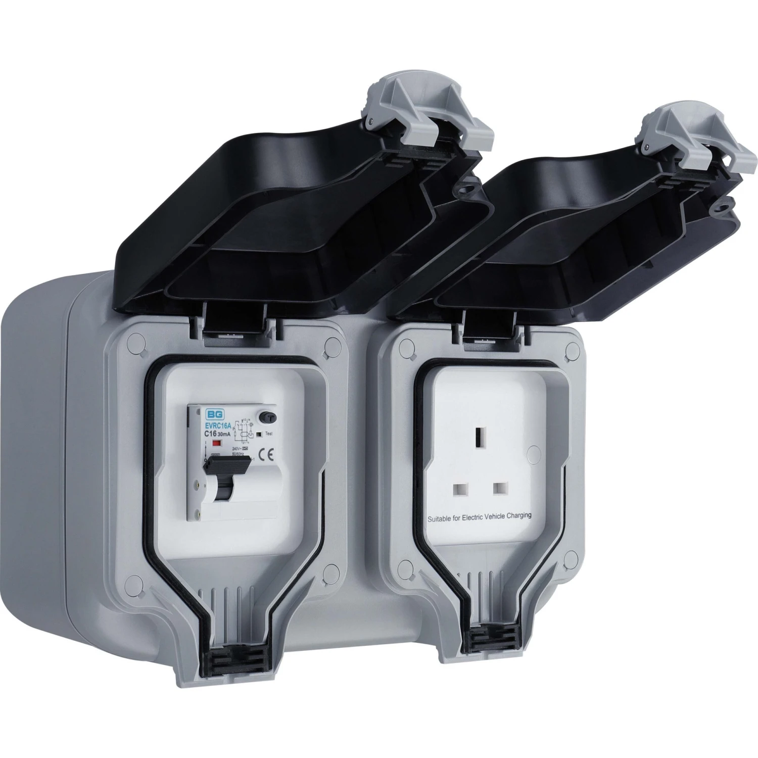 Masterplug Waterproof 13A Mains-powered RCBO Protected Outdoor Socket 5 Masterplug Waterproof 13A Mains-powered RCBO Protected Outdoor Socket - Image 5