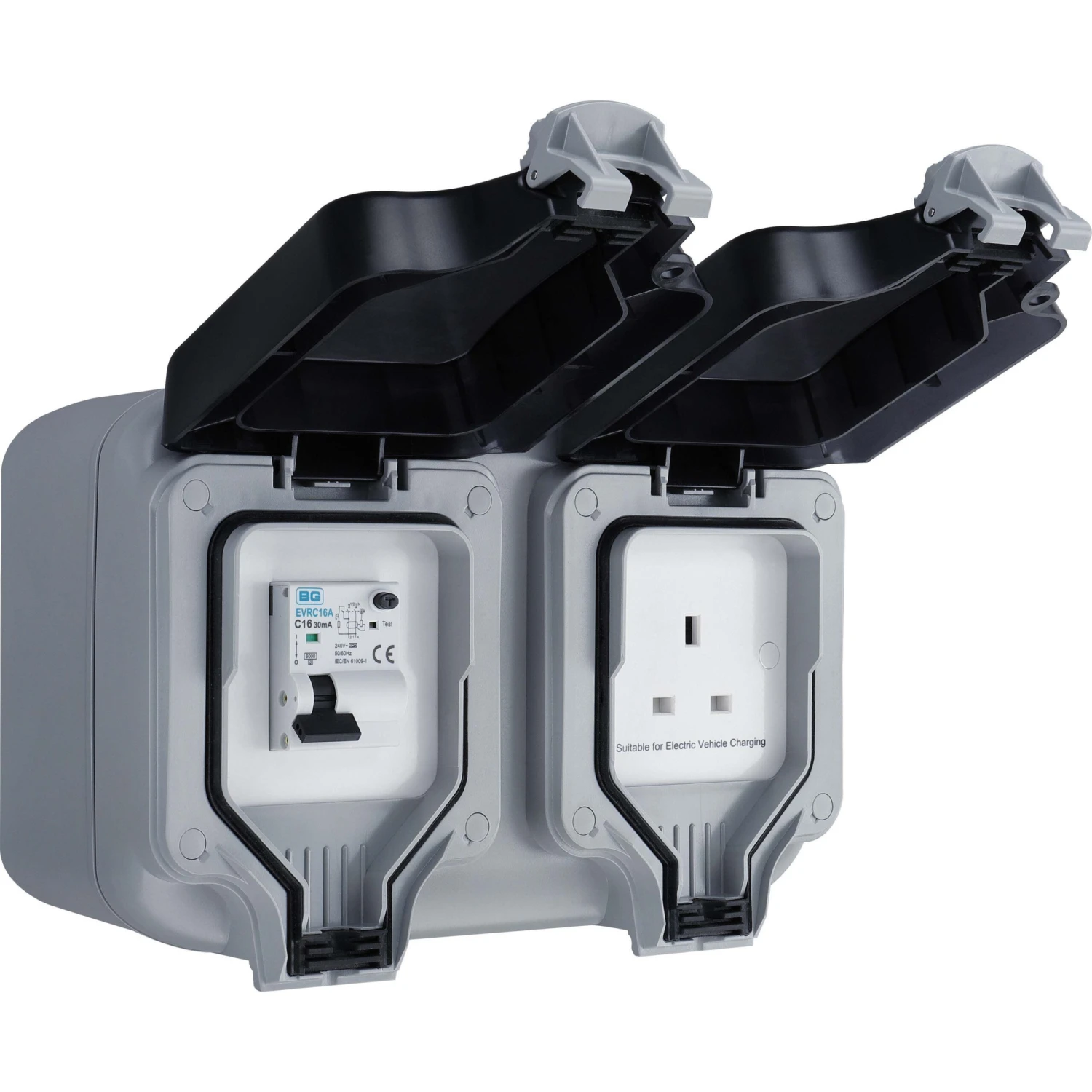 Masterplug Waterproof 13A Mains-powered RCBO Protected Outdoor Socket 6 Masterplug Waterproof 13A Mains-powered RCBO Protected Outdoor Socket - Image 6