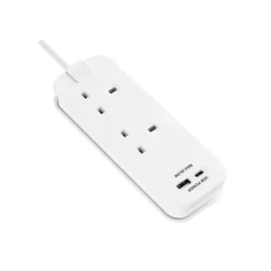 Masterplug White 13A 2 Socket Travel Extension Lead With USB, 0.45m 13 Masterplug White 13A 2 Socket Travel Extension Lead With USB, 0.45m -Master Yale Shop masterplug white 13a 2 socket travel extension lead with usb 0 45m5015056666860 07c bq scaled
