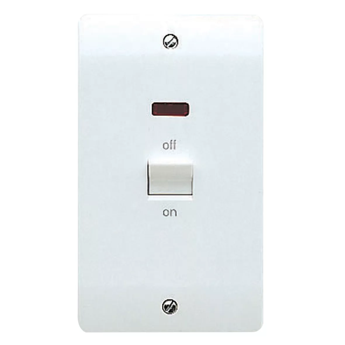 MK 45A Rocker Raised Slim Control Switch Gloss White 1 MK 45A Rocker Raised Slim Control Switch Gloss White
