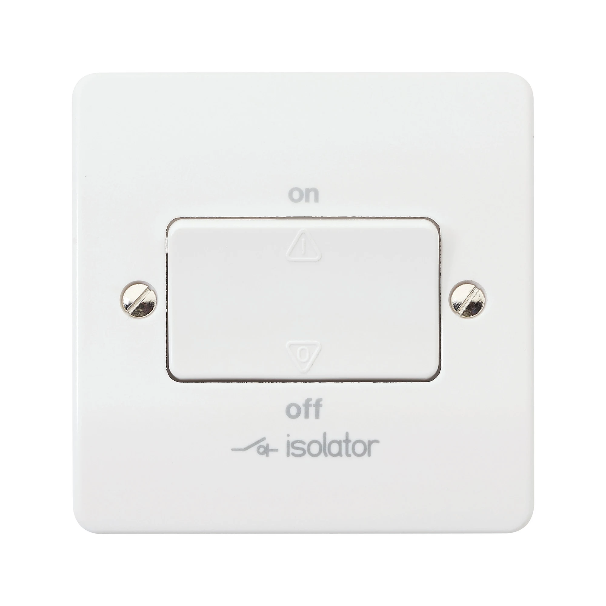 MK 6A Rocker Raised Slim Control Switch Gloss White 1 MK 6A Rocker Raised Slim Control Switch Gloss White