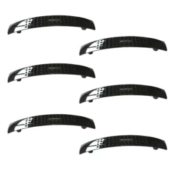 Nickel Effect Black Kitchen Furniture Handle (L)96mm