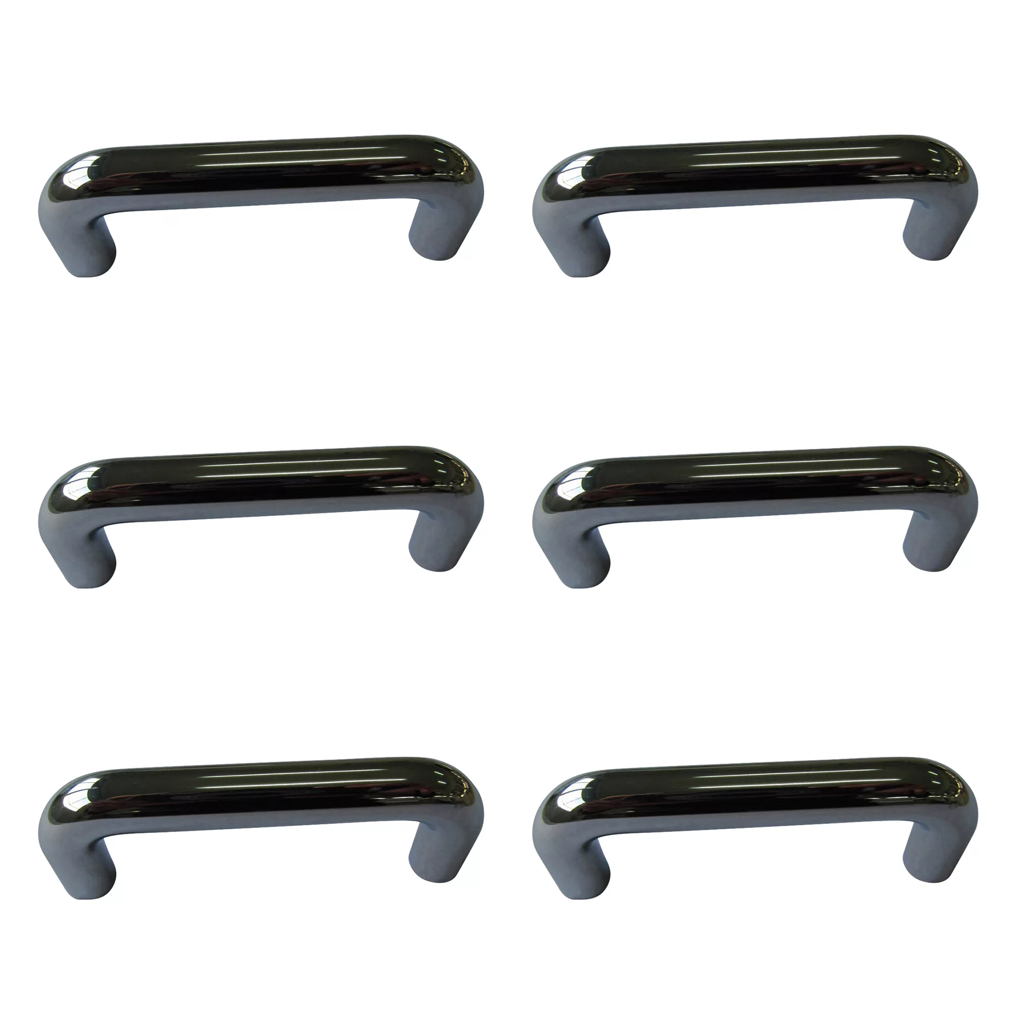 Nickel Effect Kitchen Furniture Handle (L)64mm 1 Nickel Effect Kitchen Furniture Handle (L)64mm