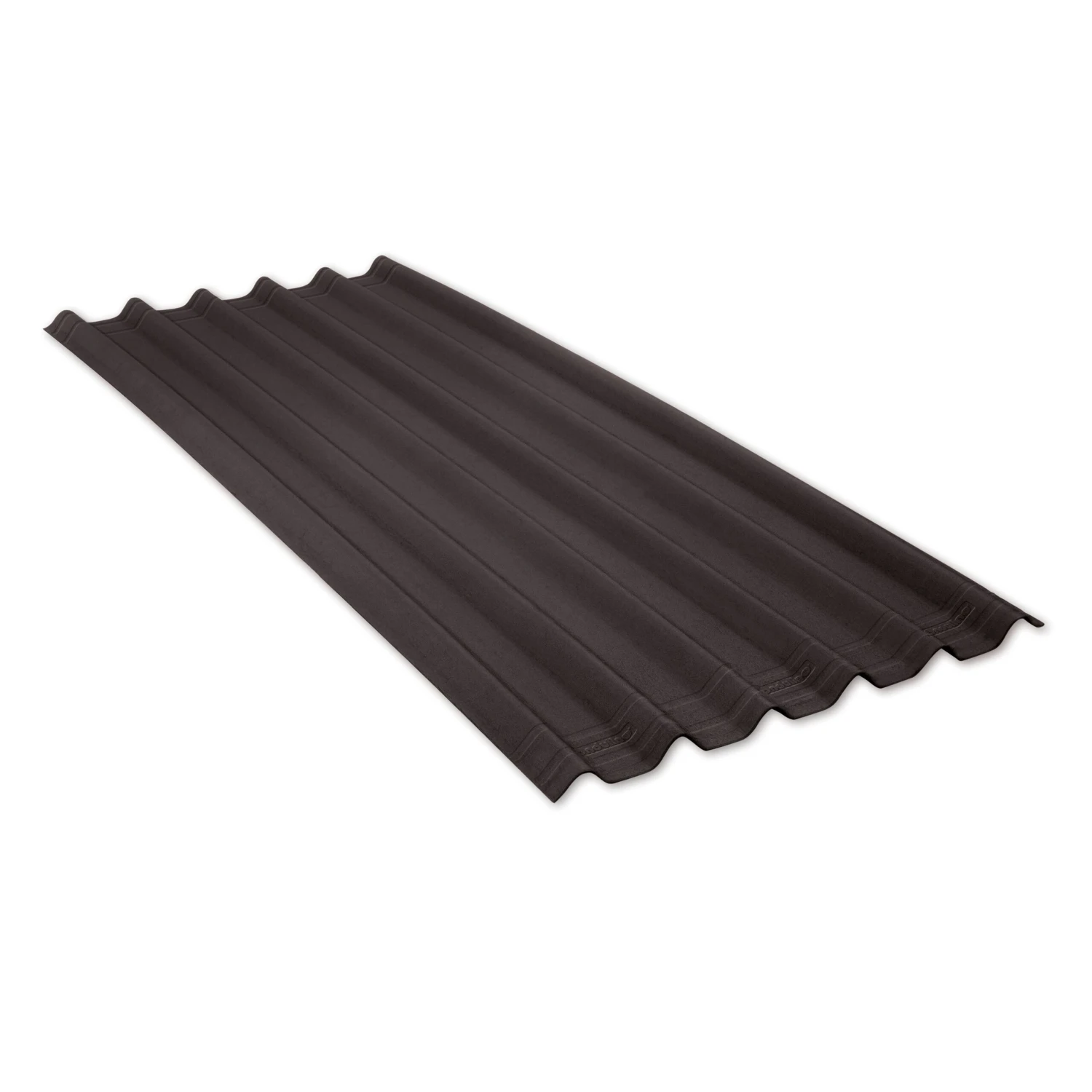 Onduline Black Bitumen-saturated Organic Fibres Corrugated Roofing Sheet (L)2m (W)820mm (T)2.6mm 2 Onduline Black Bitumen-saturated Organic Fibres Corrugated Roofing Sheet (L)2m (W)820mm (T)2.6mm - Image 2