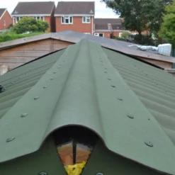 Onduline Green Bitumen Ridge Piece (L)1000mm (W)420mm -Master Yale Shop onduline green bitumen ridge piece l 1000mm w 420mm3467670000643 01i scaled