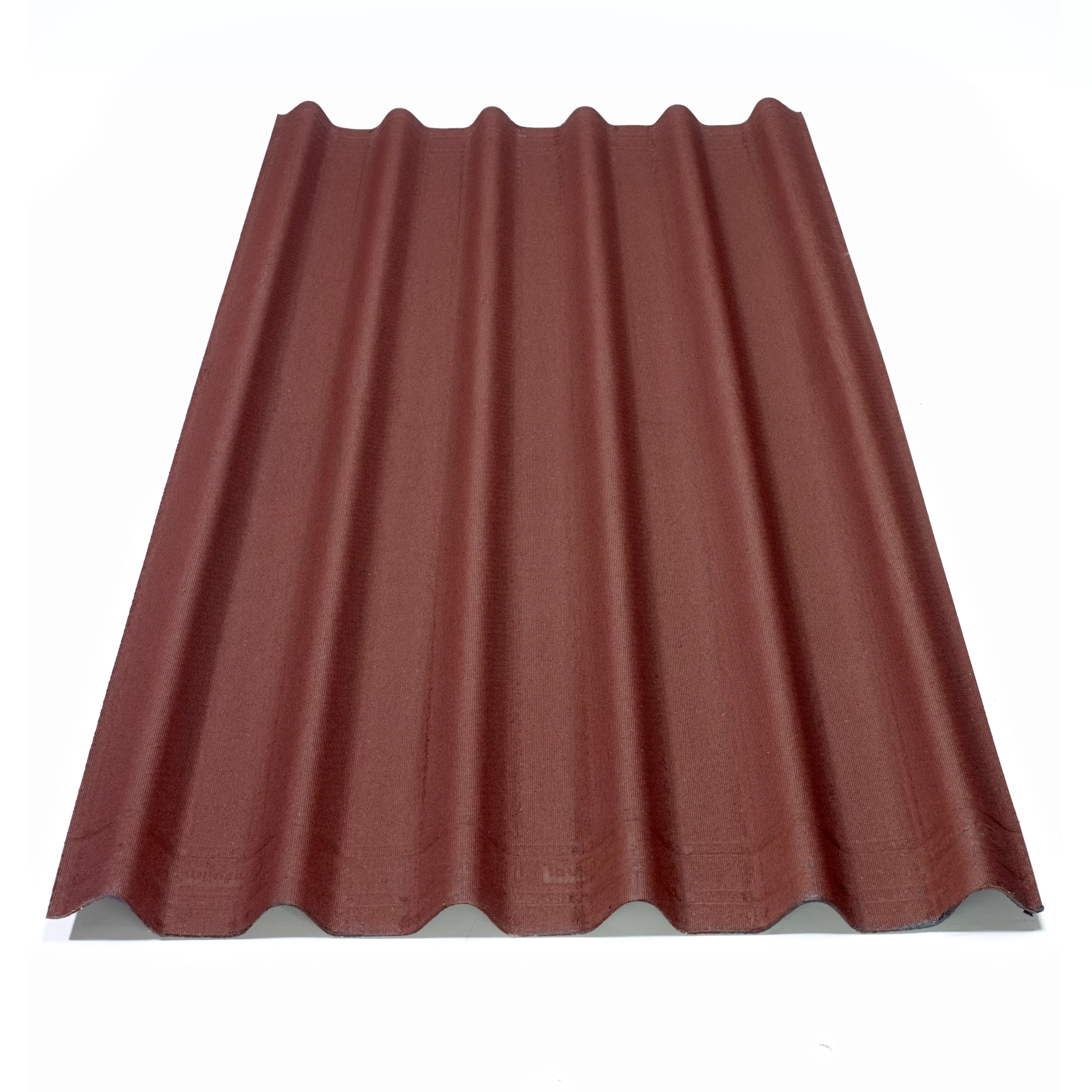 Onduline Red Bitumen-saturated Organic Fibres Corrugated Roofing Sheet (L)2m (W)820mm (T)2.6mm 1 Onduline Red Bitumen-saturated Organic Fibres Corrugated Roofing Sheet (L)2m (W)820mm (T)2.6mm