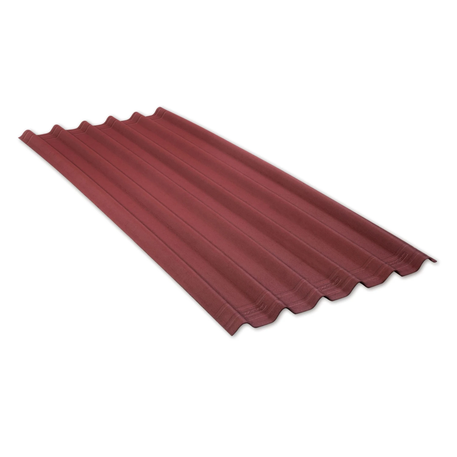 Onduline Red Bitumen-saturated Organic Fibres Corrugated Roofing Sheet (L)2m (W)820mm (T)2.6mm 2 Onduline Red Bitumen-saturated Organic Fibres Corrugated Roofing Sheet (L)2m (W)820mm (T)2.6mm - Image 2