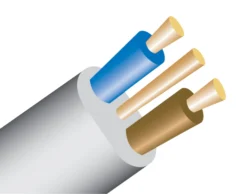 Prysmian 6242Y 1.5mm² Grey Twin & Earth Cable, 100m