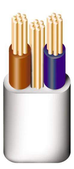 Prysmian 6242Y 10mm² Grey Twin & Earth Cable, 25m