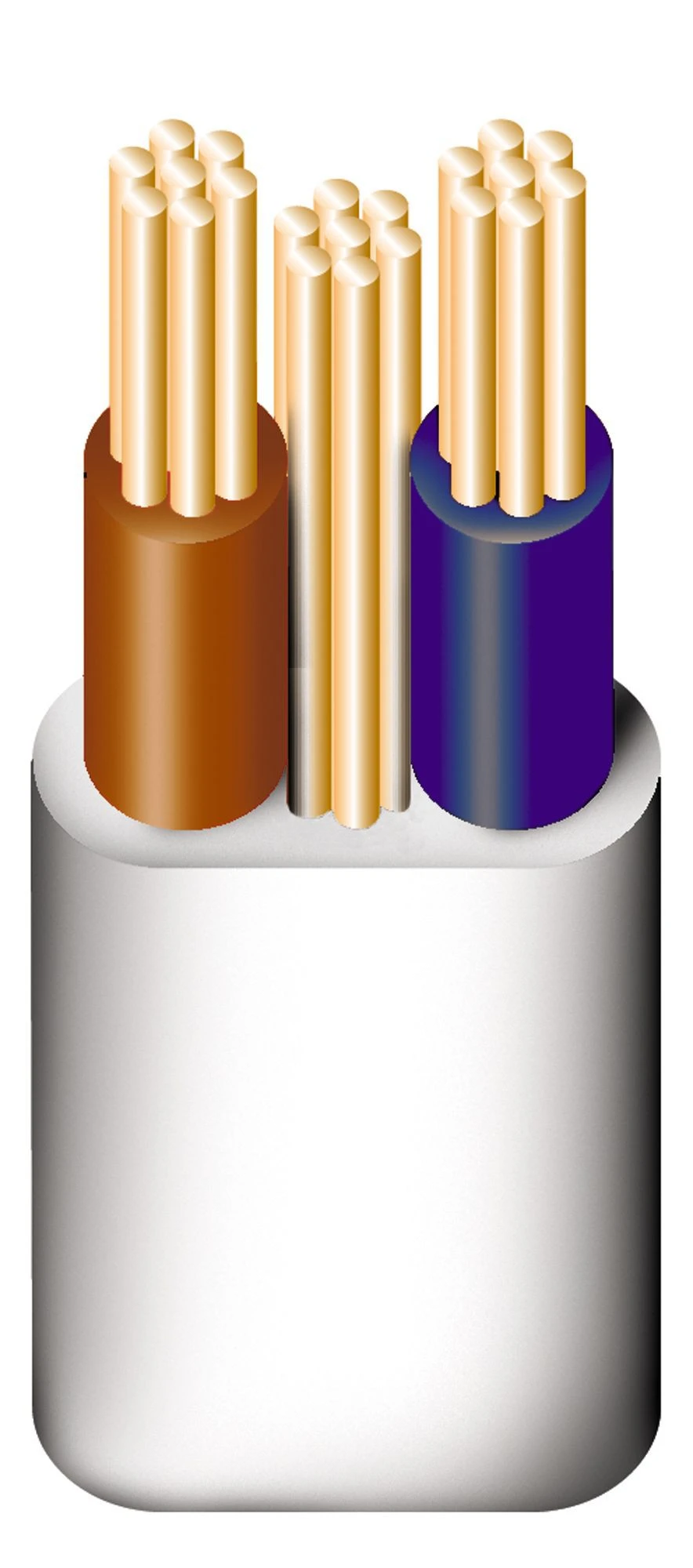 Prysmian 6242Y 10mm² Grey Twin & Earth Cable, 25m 1 Prysmian 6242Y 10mm² Grey Twin & Earth Cable, 25m