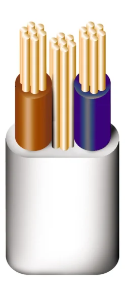 Prysmian 6242YH 10mm² Grey Twin & Earth Cable, 10m