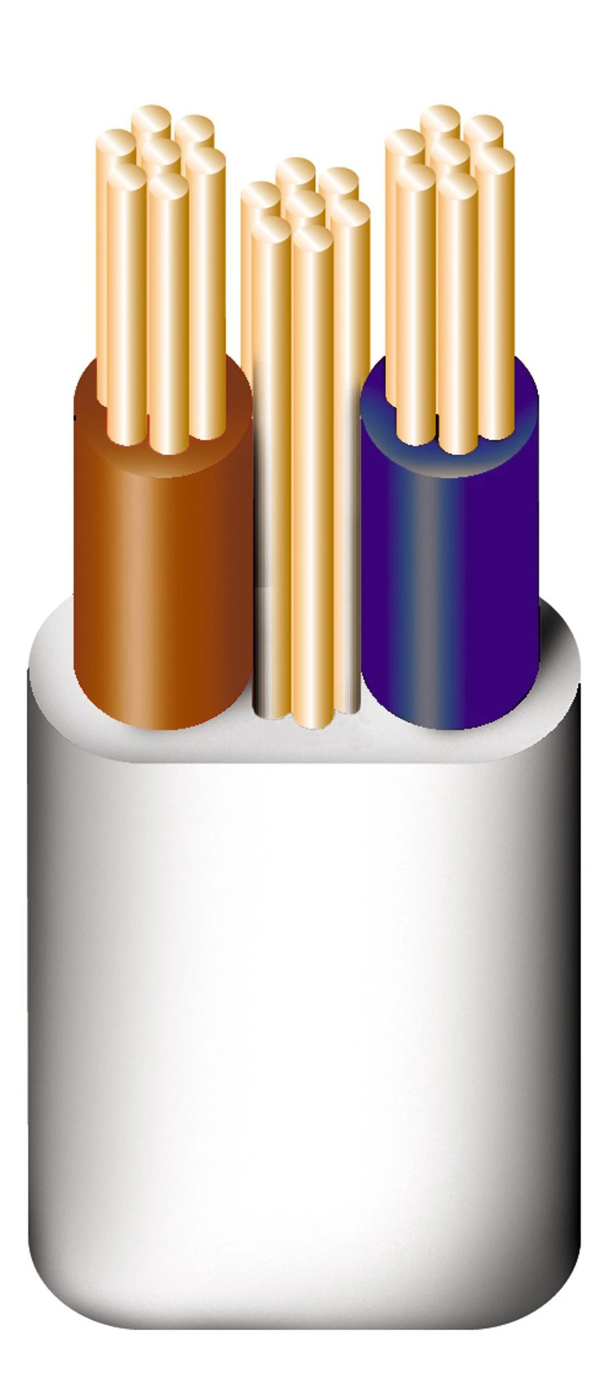 Prysmian 6242YH 10mm² Grey Twin & Earth Cable, 10m 1 Prysmian 6242YH 10mm² Grey Twin & Earth Cable, 10m