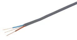 Prysmian 6242YH 1mm² Grey Twin & Earth Cable, 25m