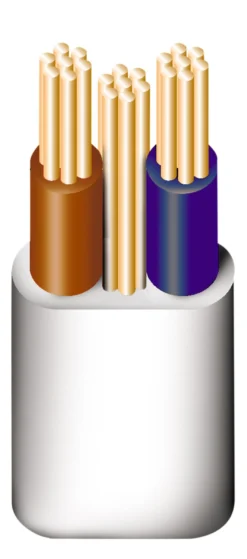 Prysmian 6242YH 6mm² Grey Twin & Earth Cable, 10m