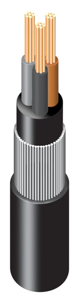 Prysmian 6943X Black Cable 2.5mm² X 10m