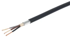 Prysmian 6943X Black Cable 2.5mm² X 25m