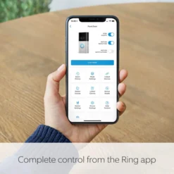 Ring 4 Black & Grey Wireless Video Doorbell -Master Yale Shop ring 4 black grey wireless video doorbell0840080571805 04i bq scaled