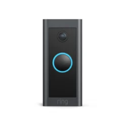 Ring Black Wired Video Doorbell