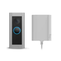 Ring Pro 2 Plug-In Black & Grey Wireless Video Doorbell