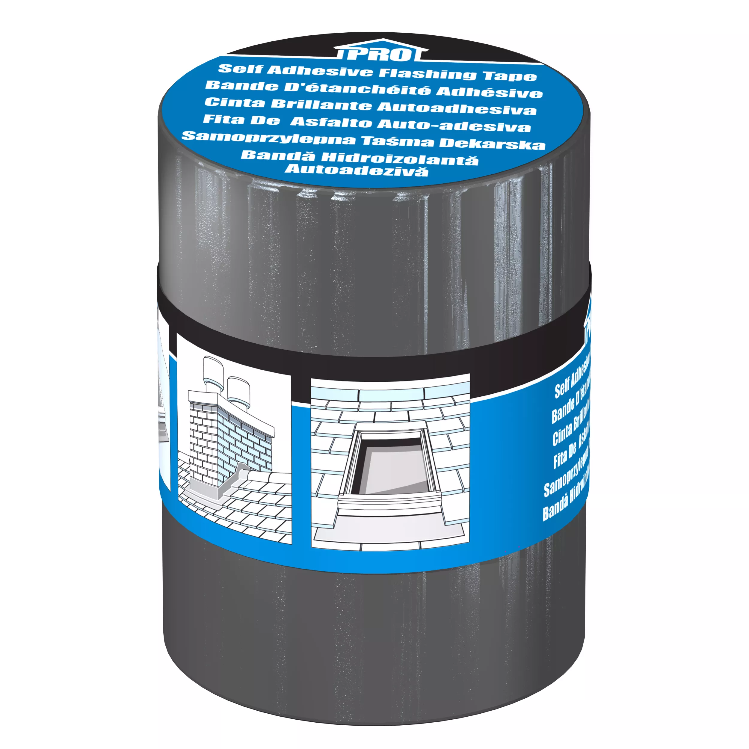 Roof Pro Butyl Grey Tape (L)10m (W)200mm 2 Roof Pro Butyl Grey Tape (L)10m (W)200mm - Image 2