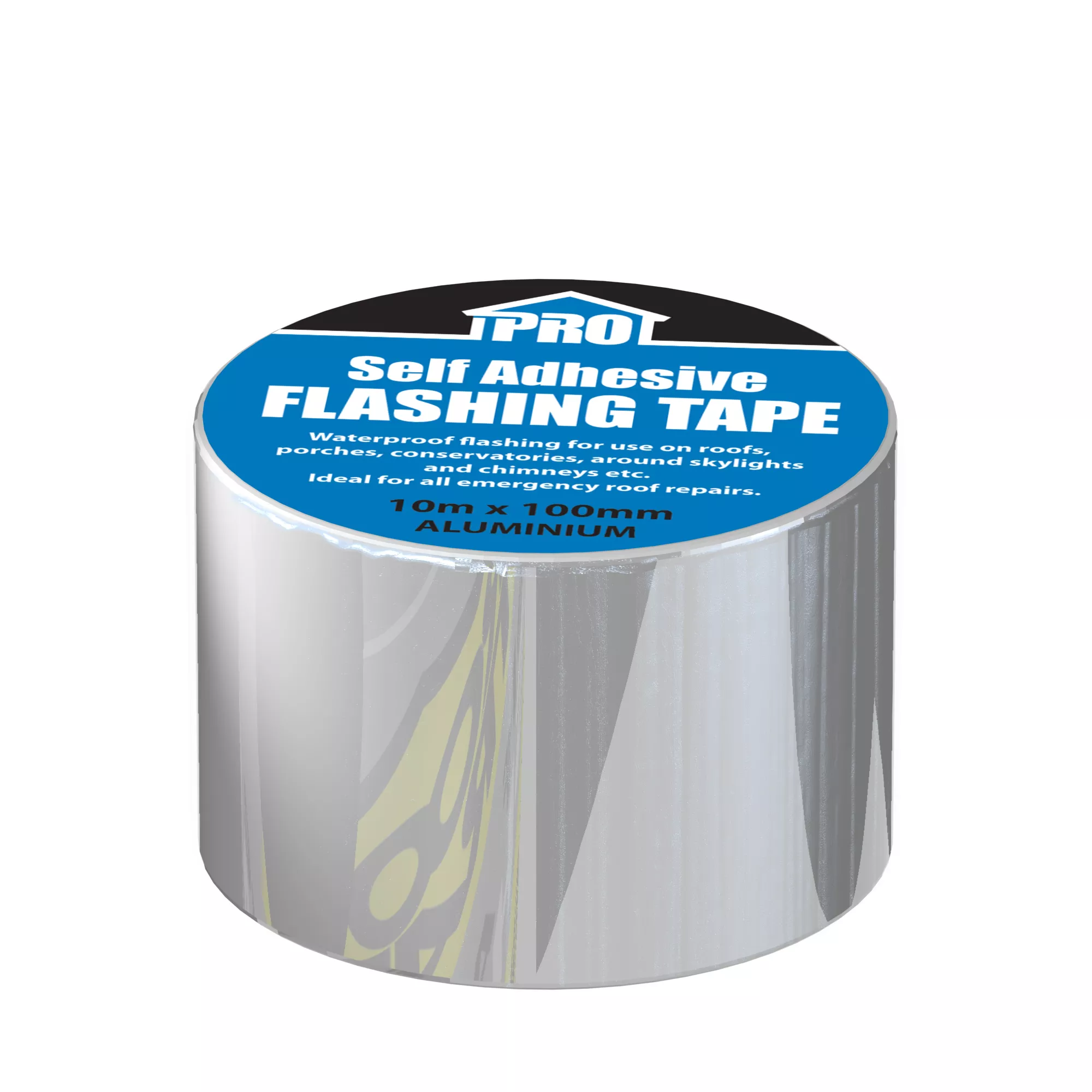 Roof Pro Butyl Silver Tape (L)10m (W)100mm 1 Roof Pro Butyl Silver Tape (L)10m (W)100mm