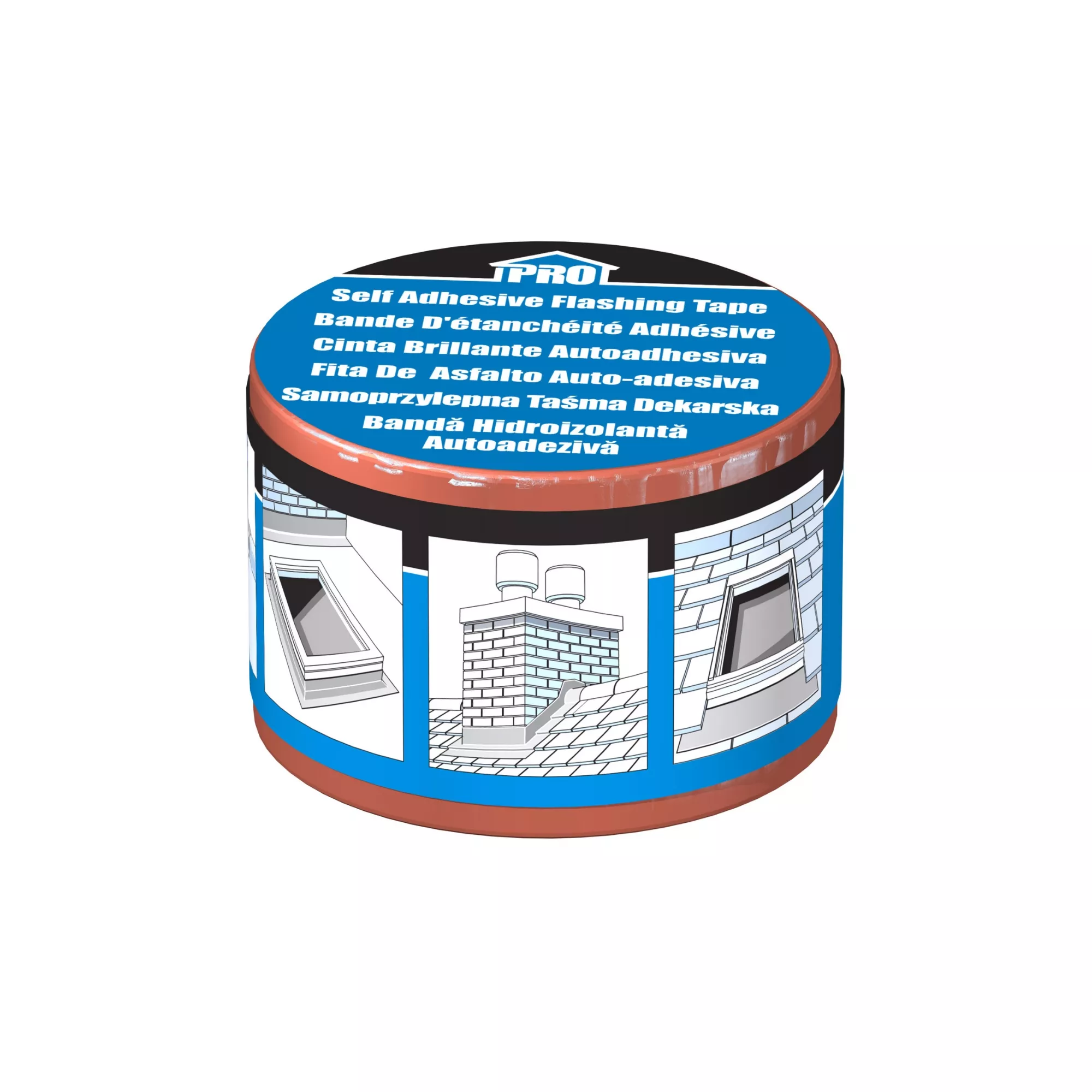 Roof Pro Butyl Terracotta Tape (L)10m (W)100mm 1 Roof Pro Butyl Terracotta Tape (L)10m (W)100mm