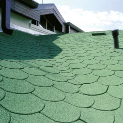 Roof Pro Round Green Roof Shingle (L)1m (W)340mm, Pack Of 16 -Master Yale Shop roof pro round green roof shingle l 1m w 340mm pack of 165060382235631 01i scaled