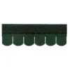 Roof Pro Round Green Roof Shingle (L)1m (W)340mm, Pack Of 16