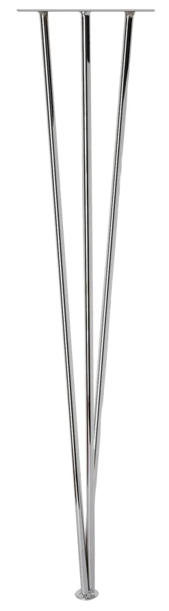 Rothley 710mm Chrome Effect Designer Leg