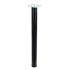 Rothley (H)710mm Painted Black Table Leg