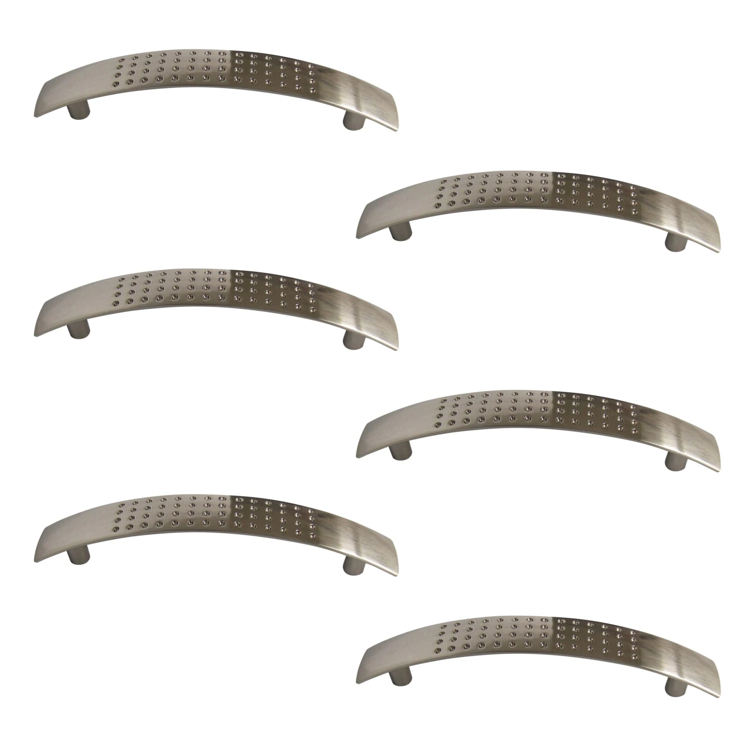 Satin Nickel Effect Kitchen Furniture Handle (L)96mm 1 Satin Nickel Effect Kitchen Furniture Handle (L)96mm