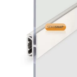 SekoSnap White Aluminium Glazing Bar, (L)3m (W)26mm (T)14mm -Master Yale Shop sekosnap white aluminium glazing bar l 3m w 26mm t 14mm5060521035122 01i bq