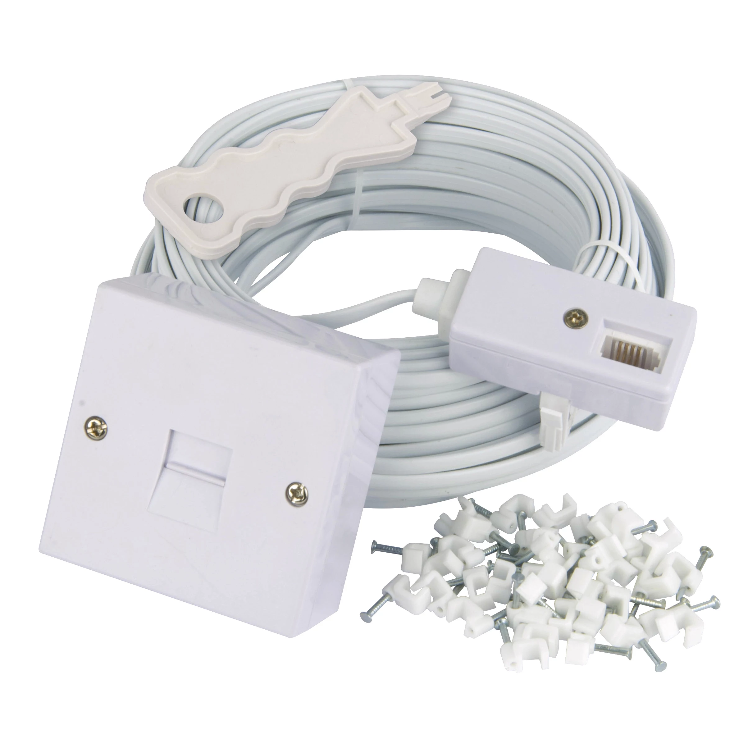 SLX White Telephone Extension Kit, 20m 1 SLX White Telephone Extension Kit, 20m