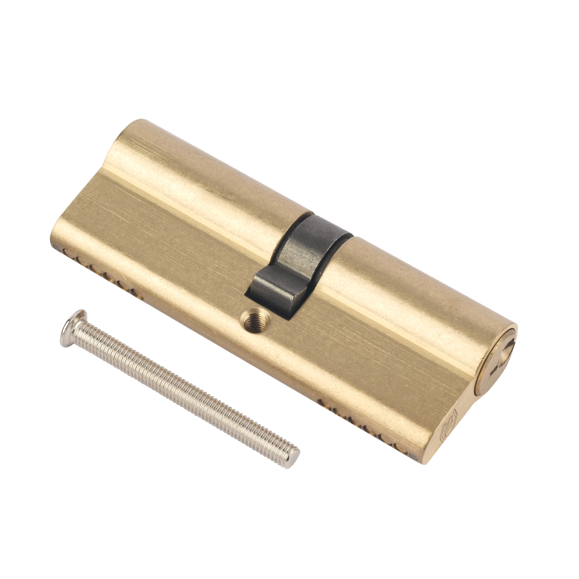 Smith & Locke Brass Single Euro Cylinder Lock, (L)100mm (W)33mm 1 Smith & Locke Brass Single Euro Cylinder Lock, (L)100mm (W)33mm