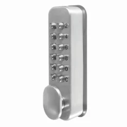 Smith & Locke Grey Zinc Alloy 4-6 Digit Push-button Lock