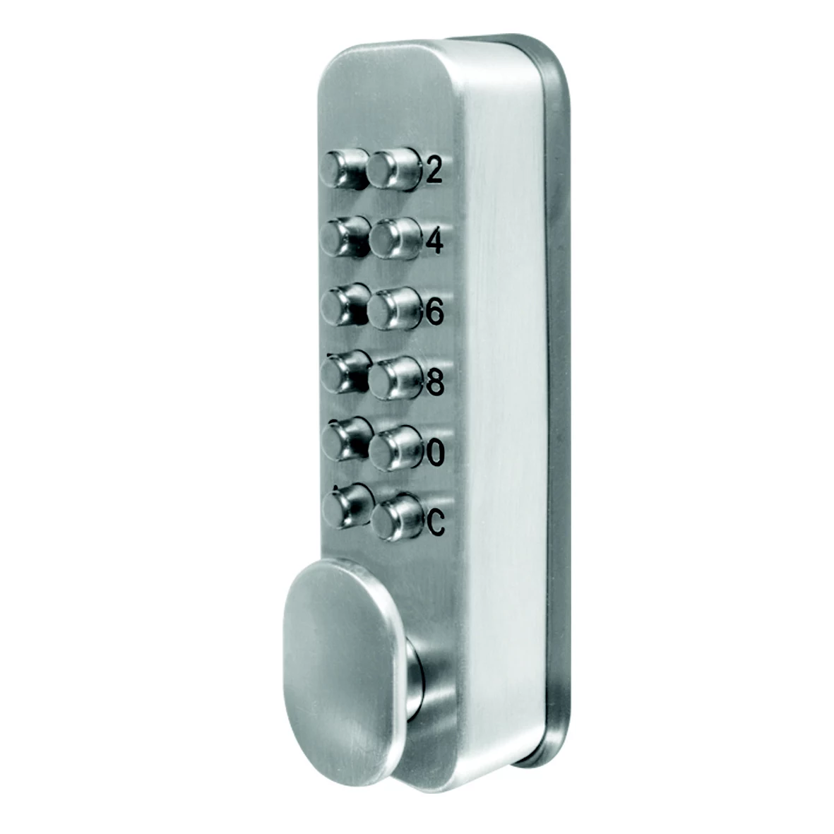 Smith & Locke Grey Zinc Alloy 4-6 Digit Push-button Lock 4 Smith & Locke Grey Zinc Alloy 4-6 Digit Push-button Lock - Image 4