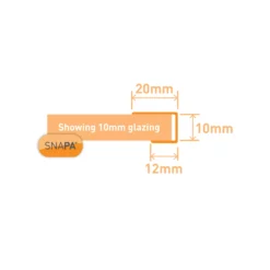 SNAPA Clear Capping Strip (L)2000mm (W)15mm -Master Yale Shop snapa clear capping strip l 2000mm w 15mm5060521032183 01t bq