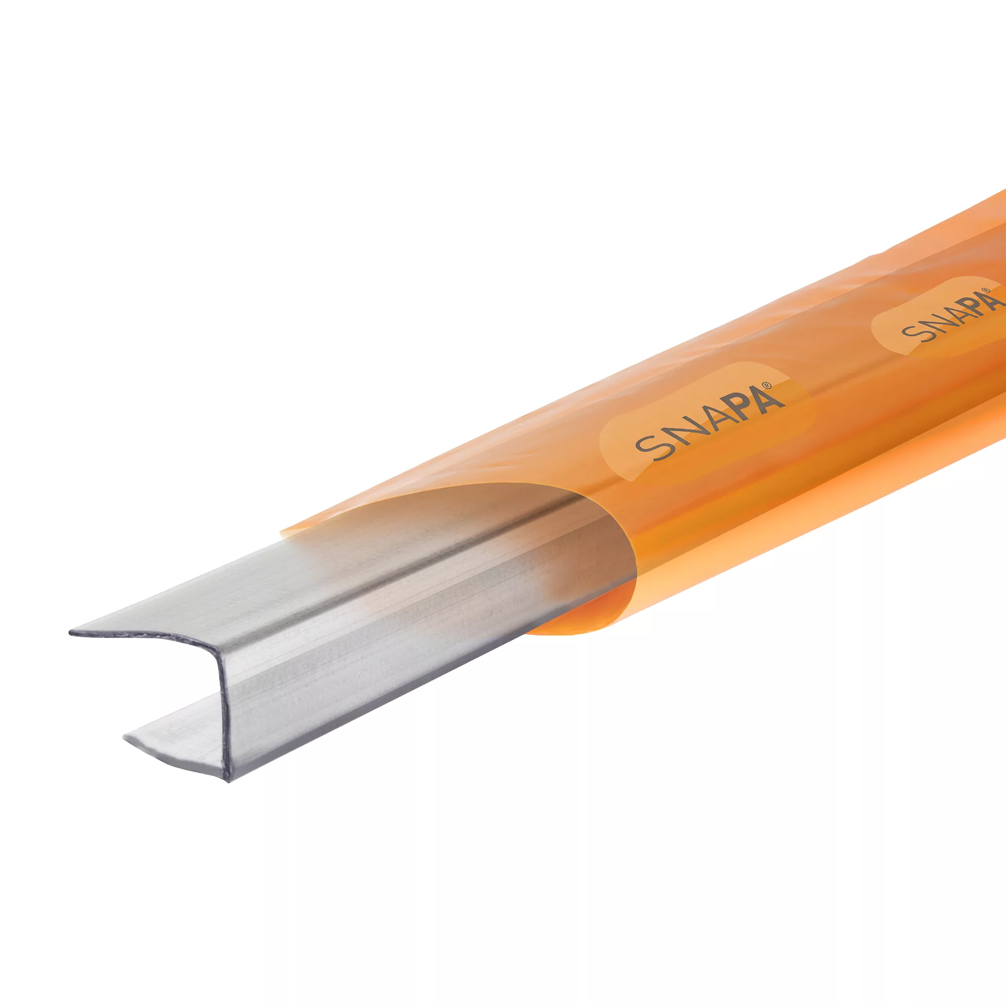 SNAPA Clear Capping Strip (L)3000mm (W)15mm 1 SNAPA Clear Capping Strip (L)3000mm (W)15mm