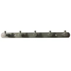 Steel 5 Hook Rail, (L)327mm (H)30mm