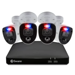 Swann 4K 4 Camera CCTV DVR Kit -Master Yale Shop swann 4k 4 camera cctv dvr kit0840236129386 02c bq scaled