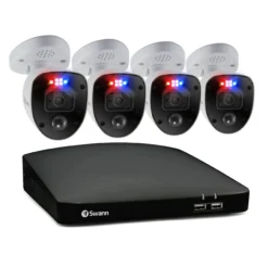 Swann 4K 4 Camera CCTV DVR Kit -Master Yale Shop swann 4k 4 camera cctv dvr kit0840236129386 03c bq scaled