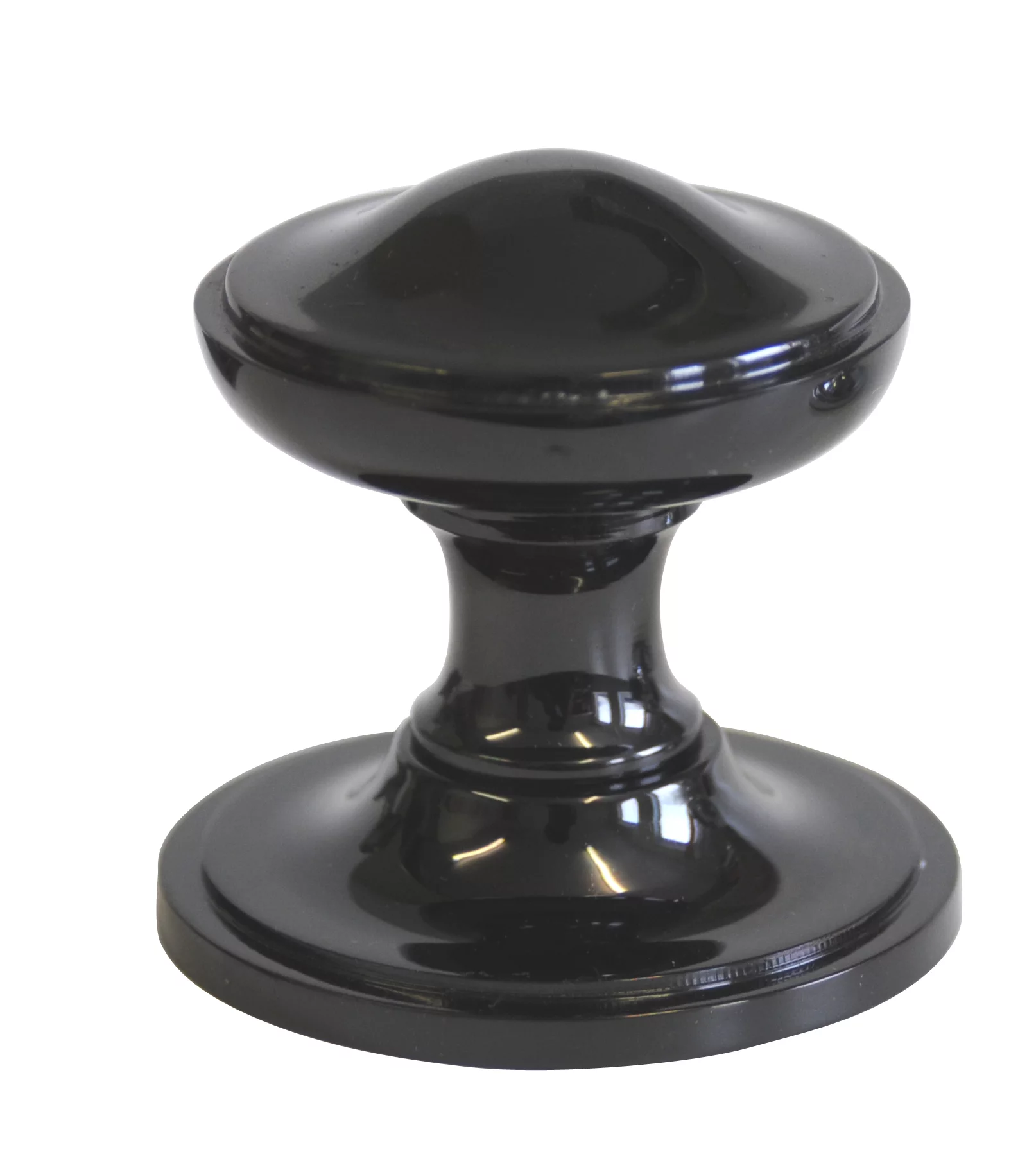 The House Nameplate Company Black Nickel Effect Brass Round External Door Knob (Dia)80mm 1 The House Nameplate Company Black Nickel Effect Brass Round External Door Knob (Dia)80mm