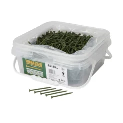 Timbadeck PZ Double-countersunk Carbon Steel Decking Multipurpose Screw (Dia)4.5mm (L)65mm, Pack Of 1300 -Master Yale Shop timbadeck pz double countersunk carbon steel decking multipurpose screw dia 4 5mm l 65mm pack of 13005052931058808 22c scaled